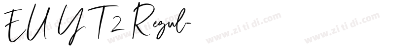 EU YT2 Regul字体转换 EU YT2 Regul字体转换